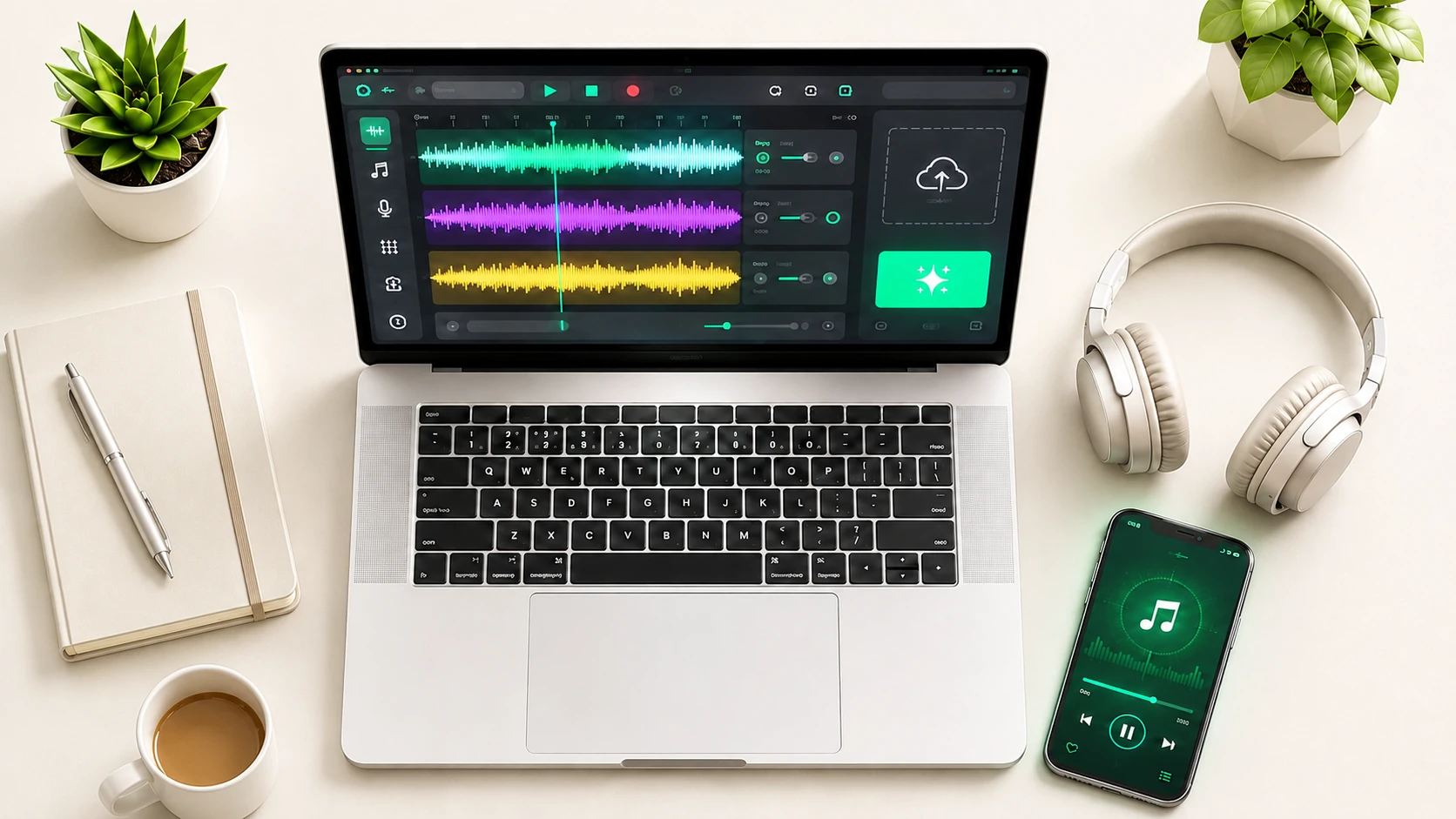 How to cover a song with AI step by step using a music editor