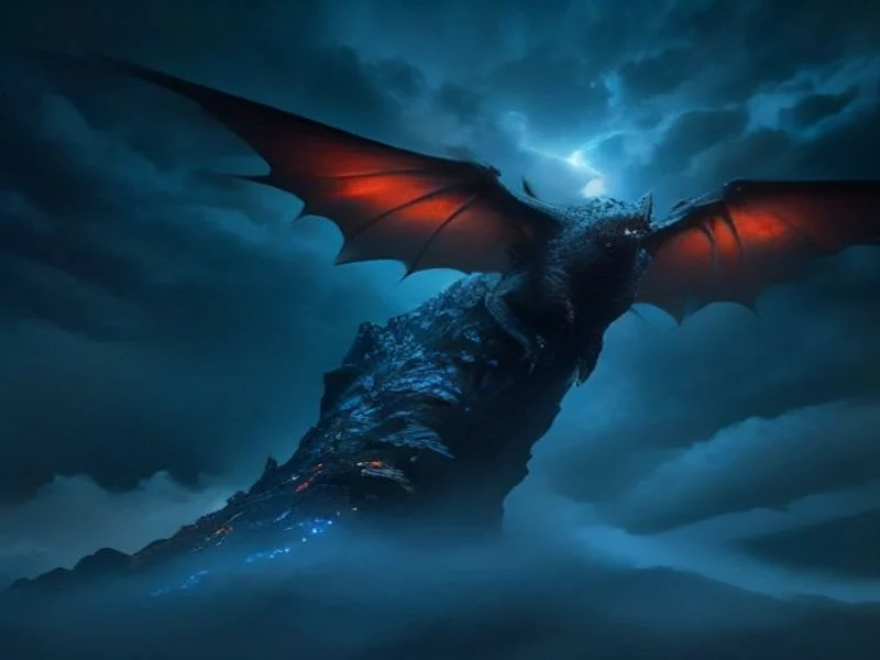 The Dragon's Flight — example track cover artwork